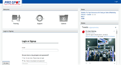 Desktop Screenshot of my.prospot.com